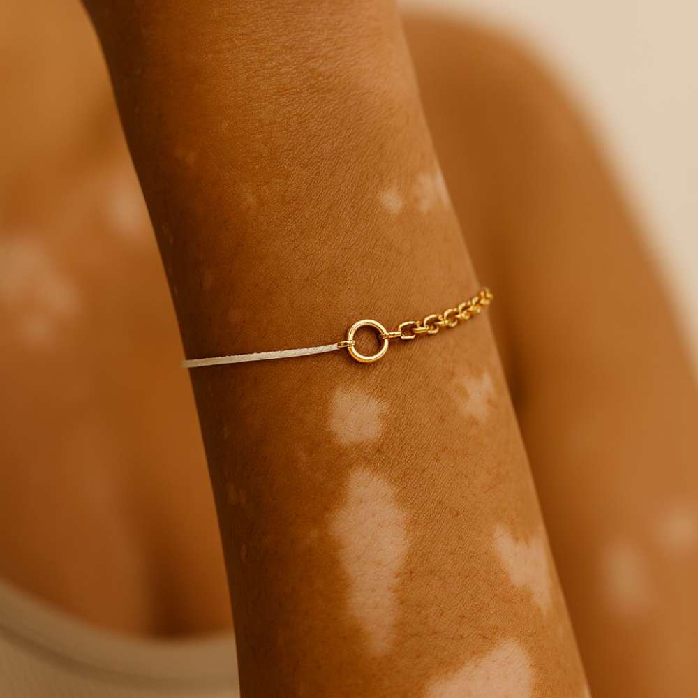 Bracelet Beige&Blanc - Edition Limitée