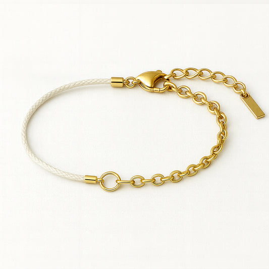 Bracelet Beige&Blanc - Edition Limitée