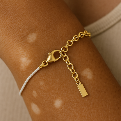 Bracelet Beige&Blanc - Edition Limitée